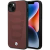 Image de BMW Leather Seats Pattern Back Case - Geschikt voor Apple iPhone 14 (6.1") - Rood