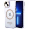 Image de GUESS Paars Back Cover Magsafe Telefoonhoesje voor Apple iPhone 14 - TPU Bescherming van Telefoon