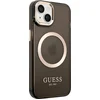 Image de Guess Telefoonhoesje iPhone 14 - TPU, Magsafe Back Cover, Beschermend, Zwart