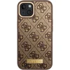 Image de Guess Back Cover Magsafe Telefoonhoesje voor Apple iPhone 14 Plus - Pu Leer - Beschermend & Stijlvol - Bruin