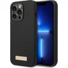 Image de Guess Silicone Plaque Back Case voor Apple iPhone 14 Pro (6.1") - Geschikt voor Apple MagSafe - Zwart
