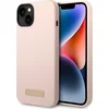 Image de Guess Silicone Back Case (MagSafe Compatible) - Geschikt voor Apple iPhone 14 Plus (6.7") - Roze