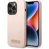 Image de Guess Silicone Back Case (MagSafe Compatible) - Geschikt voor Apple iPhone 14 Pro Max (6.7") - Roze