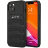 Image de iPhone 14 Plus Backcase hoesje - Mercedes-Benz - Effen Zwart - Leer