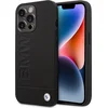 Image de BMW Signature Leather Back Case (MagSafe Compatible) - Geschikt voor Apple iPhone 14 Pro Max (6.7") - Zwart