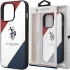 Image de US Polo USHCP14LPSO3 Hulle fur iPhone 14 Pro 6,1" weiß/White Tricolor Embossed
