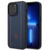 Image de US Polo Assn. - iPhone 14 Pro Hoes - Skins - Navy Blauw - Premium Leer