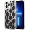 Image de Karl Lagerfeld Liquid Glitter Monogram Back Case - Geschikt voor Apple iPhone 14 Pro Max (6.7") - Zwart