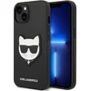 Image de Backcase hoesje geschikt voor iPhone 14 Plus - Karl Lagerfeld - Effen Zwart - TPU (Zacht)