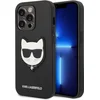 Image de iPhone 14 Pro Max Backcase hoesje - Karl Lagerfeld - Effen Zwart - TPU (Zacht)