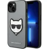 Image de Karl Lagerfeld Apple iPhone 14 Plus Hoesje Saffiano Choupette Zilver