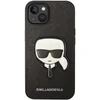 Image de iPhone 14 Plus Backcase hoesje - Karl Lagerfeld - Effen Zwart - TPU (Zacht)