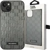Image de Karl Lagerfeld iPhone 14 Plus Saffiano Leer Back Cover - Grijs - Bescherming & Stijl.