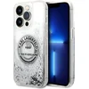 Image de Karl Lagerfeld Liquid Glitter Back Case - Geschikt voor Apple iPhone 14 Pro (6.1") - Grijs