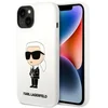 Image de Karl Lagerfeld - Silicone Hoesje - iPhone 14 Plus - Wit - Ikonisch Ontwerp
