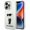 Image de Karl Lagerfeld iPhone 14 Pro - Ikonik Transparant Etui - Stijlvol Ontwerp - Duurzame Bescherming
