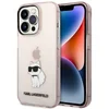 Image de Karl Lagerfeld Ikonik Choupette Serie - Hardcase Etui - Ró owy - iPhone 14 Pro Max