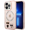 Image de Karl Lagerfeld MagSafe Serie - iPhone 14 Pro Max Hoesje - Rood - Slank en Lichtgewicht - Hoge Kwaliteit