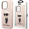 Image de Karl - Lagerfeld - KLHMP14XSNIKBCP iPhone - 14 - Pro - Max - 6.7 - hardcase - roze/roze - Siliconen - Ikonik - Magsafe