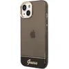 Image de Guess Translucent Back Case - Geschikt voor Apple iPhone 14 Plus (6.7") - Zwart