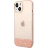 Image de Guess Translucent Back Case - Geschikt voor Apple iPhone 14 Plus (6.7") - Roze