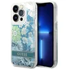 Image de Guess - Floral Hardcase - iPhone 14 Pro Max - Groene Glitter - Luxe Bescherming