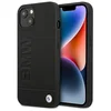 Image de iPhone 14 Plus Backcase hoesje - BMW - Effen Zwart - Leer