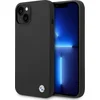 Image de BMW Silicone Back Cover Telefoonhoesje voor Apple iPhone 14 - Bescherm uw Telefoon, Kleur: Zwart