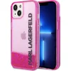 Image de iPhone 14 Plus Backcase hoesje - Karl Lagerfeld - Effen Roze - Silicone