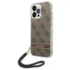 Image de Guess 4G Printed Back Case met Strap - Geschikt voor Apple iPhone 14 Pro Max (6.7") - Bruin