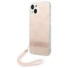 Image de Guess 4G Printed Back Case met Strap - Geschikt voor Apple iPhone 14 Plus (6.7") - Roze