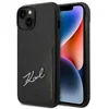 Image de Karl Lagerfeld Signature - iPhone 14 Plus Etui - Zwart - Kaartsleuf