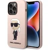 Image de Karl Lagerfeld iPhone 14 Pro Hardcase Backcover - Ikonik NFT Karl - Magsafe Compatible - Roze