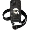 Image de Karl - Lagerfeld - KLHCP14SSTKMK iPhone - 14 - 6.1 - zwart/zwart - hardcase - Monogram - Ikonik - Patch