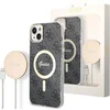 Image de Guess - set - MagSafe oplader + hoesje voor iPhone - 14 - 6.1 - zwart - 4G - Print - (GUBPP14SH4EACSK)