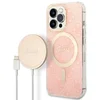 Image de Guess MagSafe Serie - Roze Etui - iPhone 13 Pro Max - Inductielader