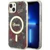 Image de Guess Flower MagSafe Compatible Back Case - Apple iPhone 14 Plus (6.7") - Khaki