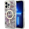 Image de Guess Flower MagSafe Compatible Back Case - Apple iPhone 14 Pro Max (6.7") - Transparant
