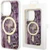 Image de Guess - GUHMP14LHLEOPWP - hoesje voor iPhone - 14 - Pro - roze - Leopard - MagSafe