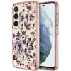 Image de Guess Flower Back Case geschikt voor Samsung Galaxy S23 Plus (S916) - Roze