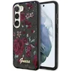 Image de Guess Samsung Galaxy S23 Plus Hoesje Flower Back Cover Khaki