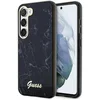 Image de Guess Samsung Galaxy S23 Hoesje Back Cover Marmer Zwart