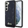 Image de Guess Samsung Galaxy S23 Plus Hoesje Back Cover Marmer Zwart
