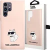 Image de Karl Lagerfeld Choupette - Silicone Hoes - Samsung Galaxy S23 Ultra - Roze - Anti-slip