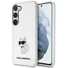 Image de Karl Lagerfeld Ikonik Choupette - Transparante Telefoonhoesje - Samsung Galaxy S23 - Elegant Design - Krasbestendig - Gemakkelijk Toegang