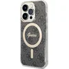 Image de Guess 4G Back Case (MagSafe Compatible) - Geschikt voor Apple iPhone 14 Pro (6.1") - Grijs
