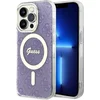 Image de Guess 4G Back Case (MagSafe Compatible) - Geschikt voor Apple iPhone 14 Pro (6.1") - Paars