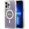 Image de Guess 4G Back Case (MagSafe Compatible) - Geschikt voor Apple iPhone 14 Pro Max (6.7") - Paars