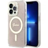Image de Guess 4G Back Case (MagSafe Compatible) - Geschikt voor Apple iPhone 14 Pro Max (6.7") - Roze