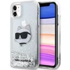 Image de Karl Lagerfeld Glitter Choupette - iPhone Hoes - Zilver - Elegant Design - Precieze Pasvorm